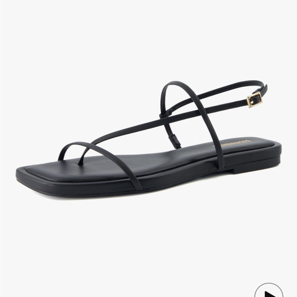 Black Strappy Sandals